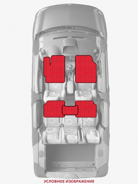 ЭВА коврики «Queen Lux» стандарт для SEAT Leon X-PERIENCE