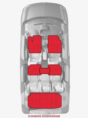 ЭВА коврики «Queen Lux» комплект для SEAT Marbella
