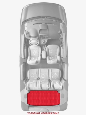 ЭВА коврики «Queen Lux» багажник для Mitsubishi Pajero TR4